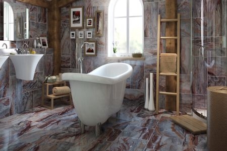 Мраморная отделка ванной Мраморная отделка ванной