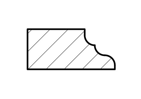 Варианты торцов без подклейки 10