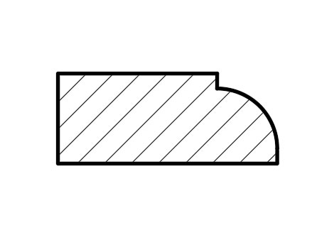 Варианты торцов без подклейки 5