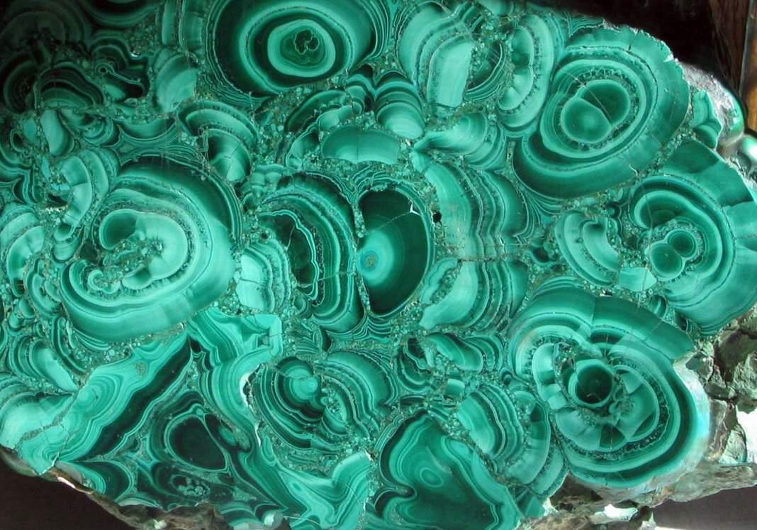 Природный агрегат малахита