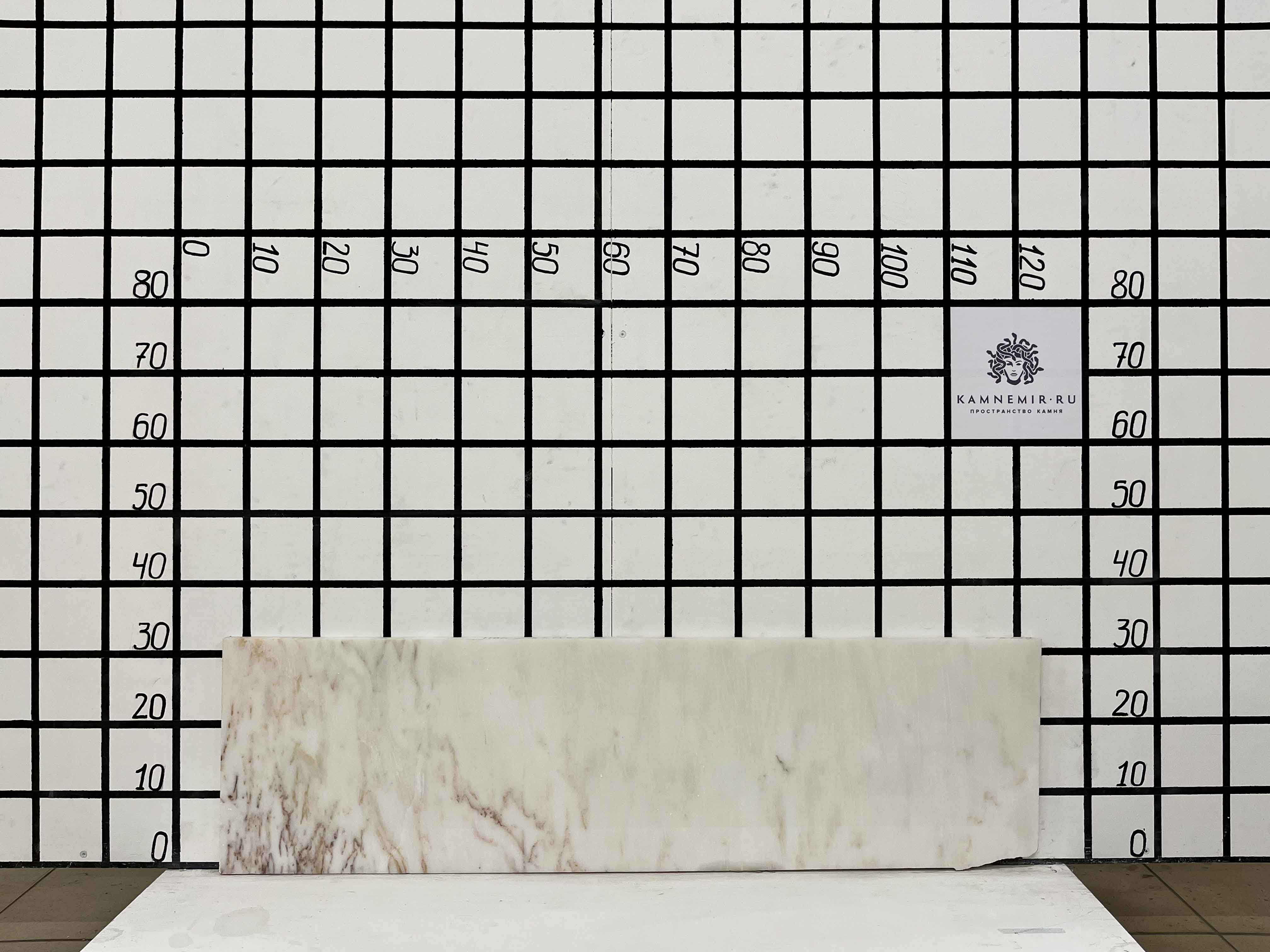 Изображение Заготовка F2547 (1100х250х20 мм)/Мрамор Bianco Lasa Vena Oro/Белый/Полировка