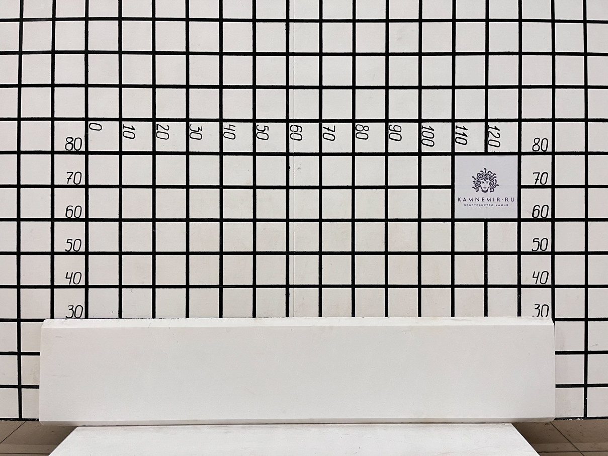 Изображение Заготовка F4836 (1500х260х20 мм)/Мрамор Thassos/Белый/Антик