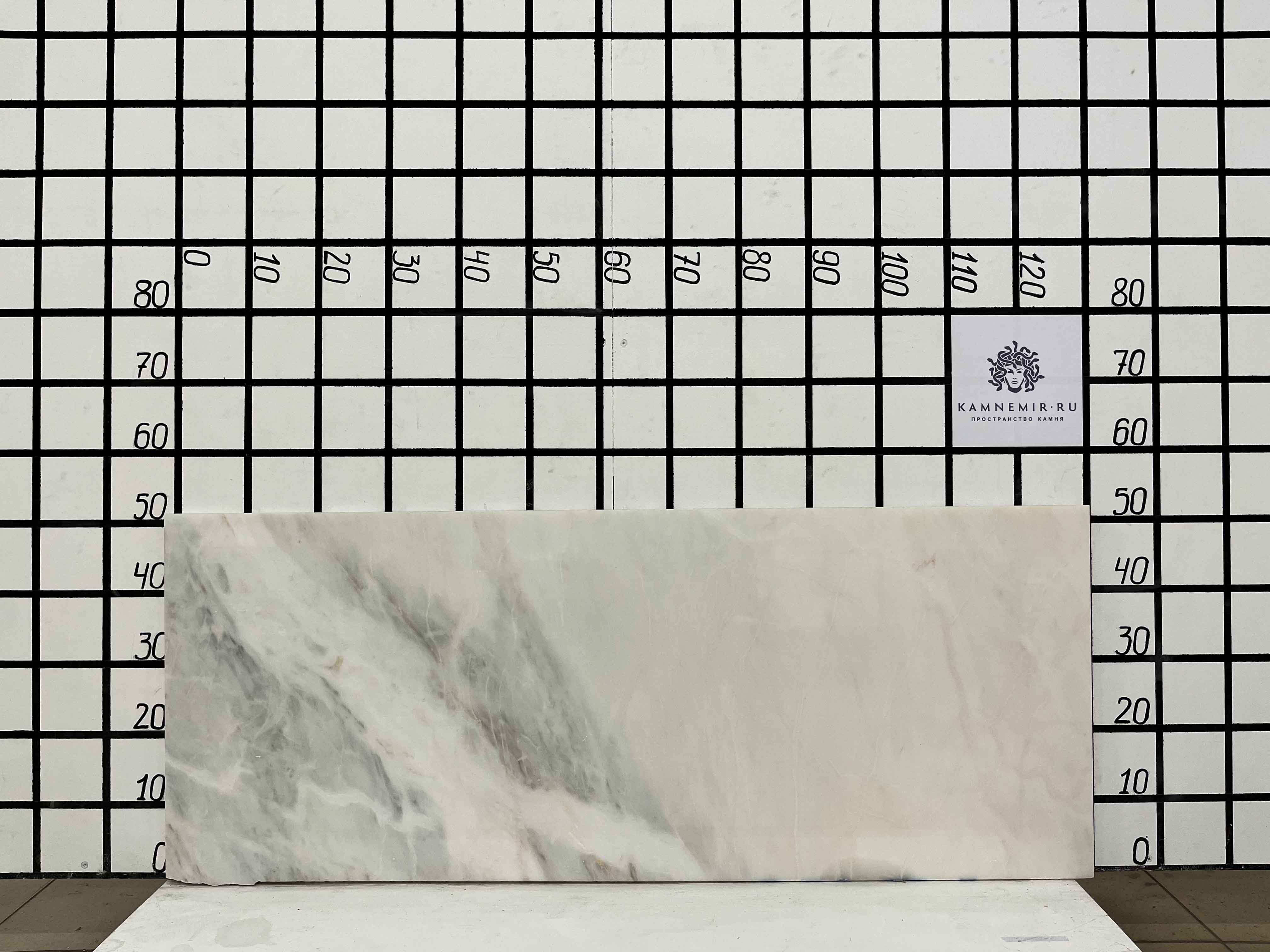 Изображение Заготовка F2586 (1280х500х20 мм)/Мрамор Bianco Lasa Vena Oro/Белый/Полировка