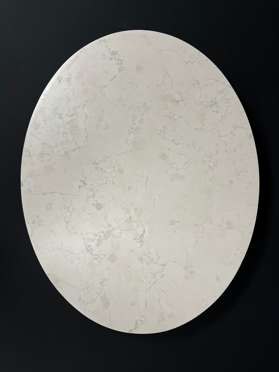 Изображение Столешница 12 (430х340х30 мм)/Мрамор Bianco Perlino/Белый/Полировка