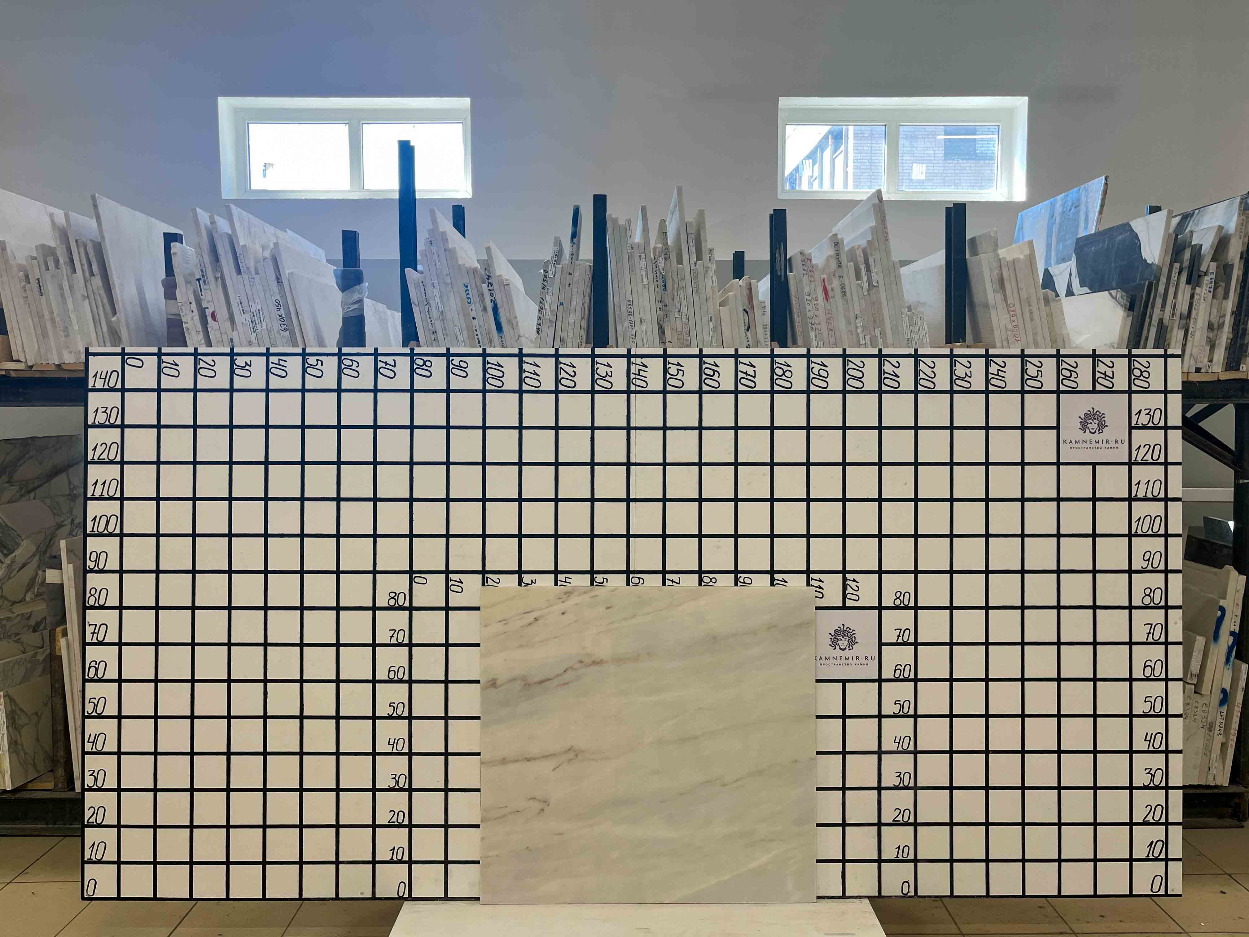 Изображение Заготовка F2491 (900х850х20 мм)/Мрамор Bianco Lasa Vena Oro/Белый/Полировка