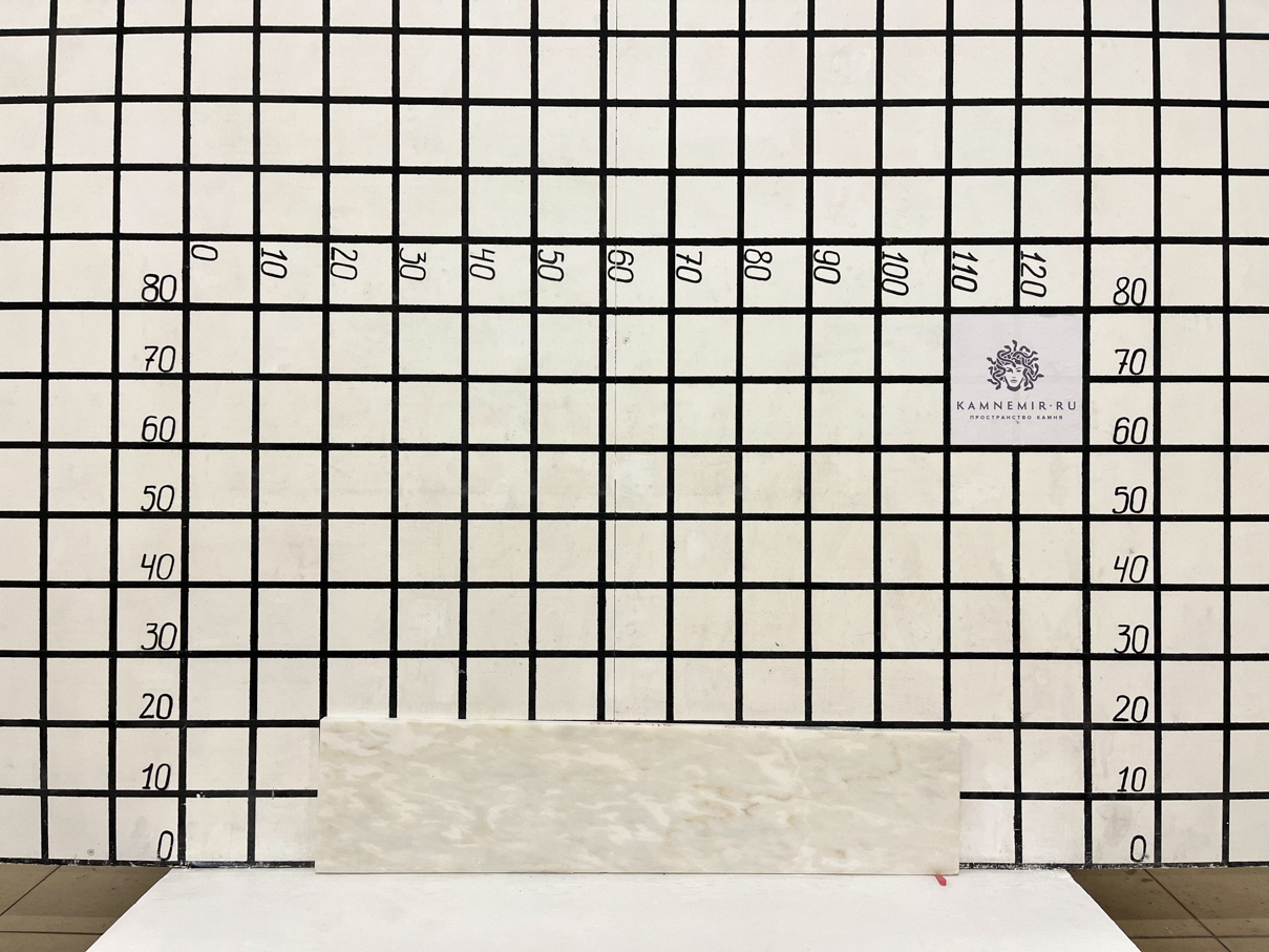 Изображение Заготовка  (910х200х20 мм)/Мрамор Bianco Lasa Vena Oro/Белый/Антик