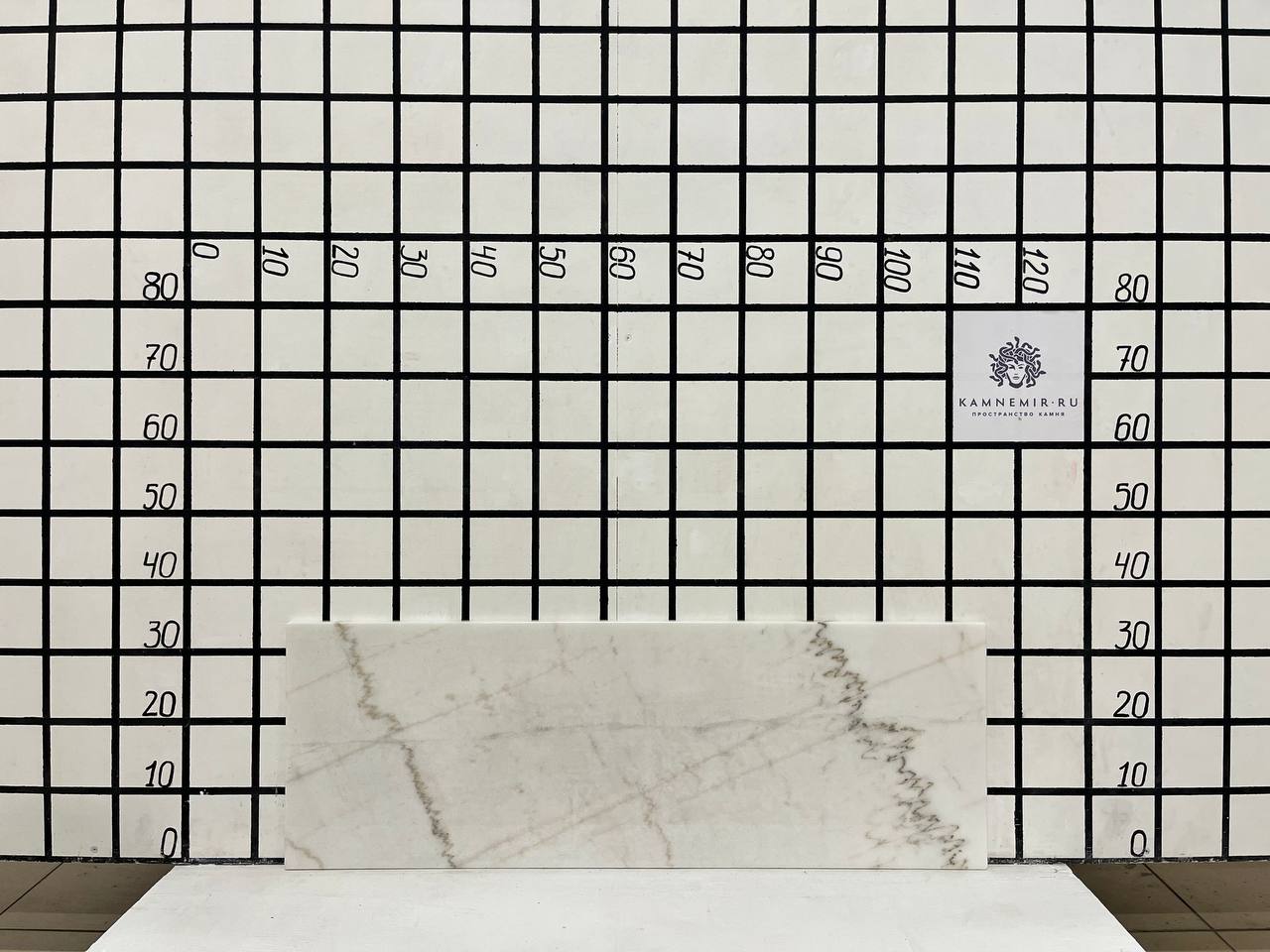 Изображение Подоконник Пд-1 (1000х350х18 мм)/Мрамор Guangxi White/Белый/Полировка