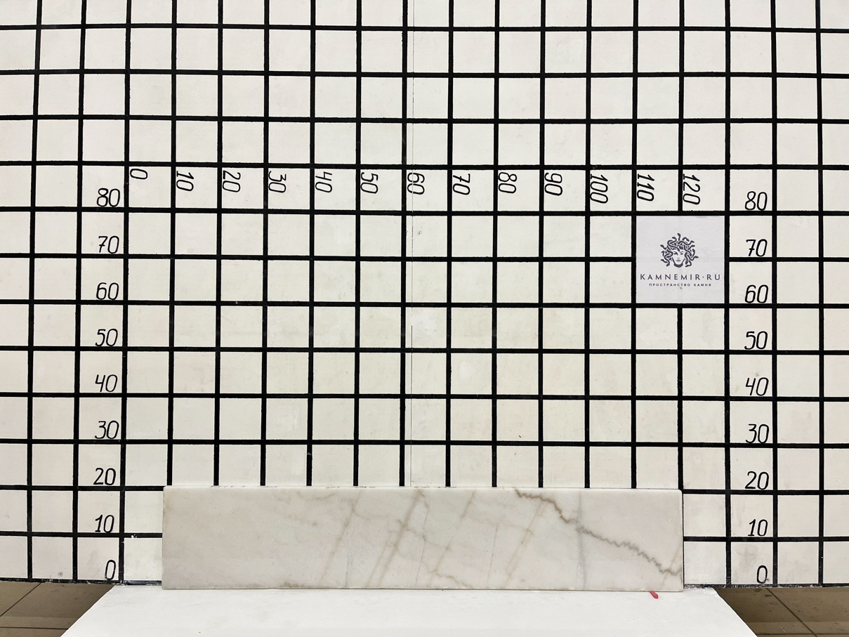 Изображение Заготовка  (1070х200х18 мм)/Мрамор Guangxi White/Белый/Полировка