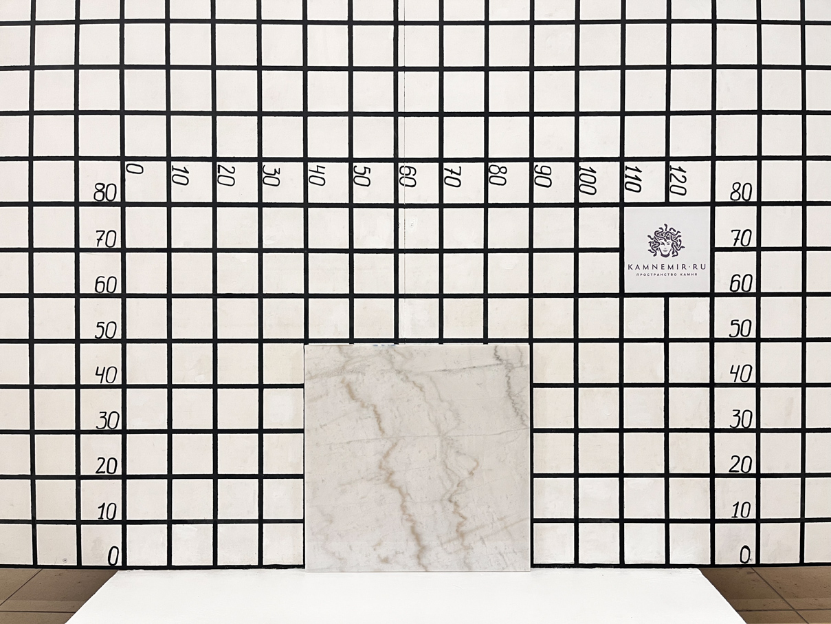 Изображение Заготовка  (470х470х18 мм)/Мрамор Guangxi White/Белый/Полировка