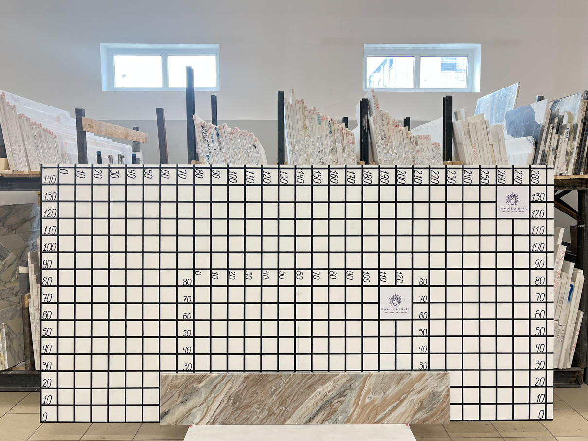 Изображение Заготовка F3294 (1600х290х30 мм)/Мрамор Indian Fantasy/Коричневый/Полировка