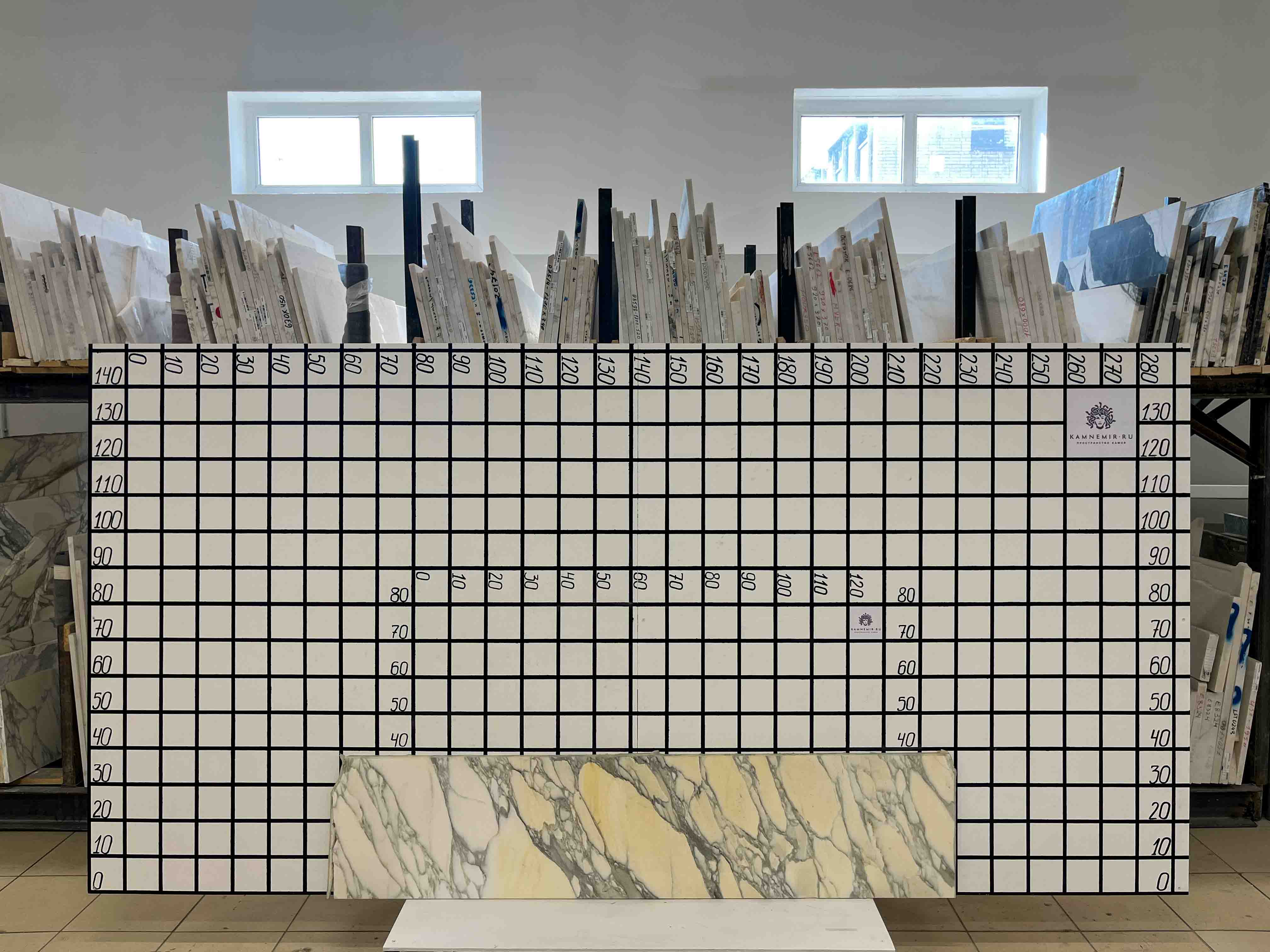 Изображение Заготовка F2431 (1570х360х20 мм)/Мрамор Calacatta/Белый/Полировка