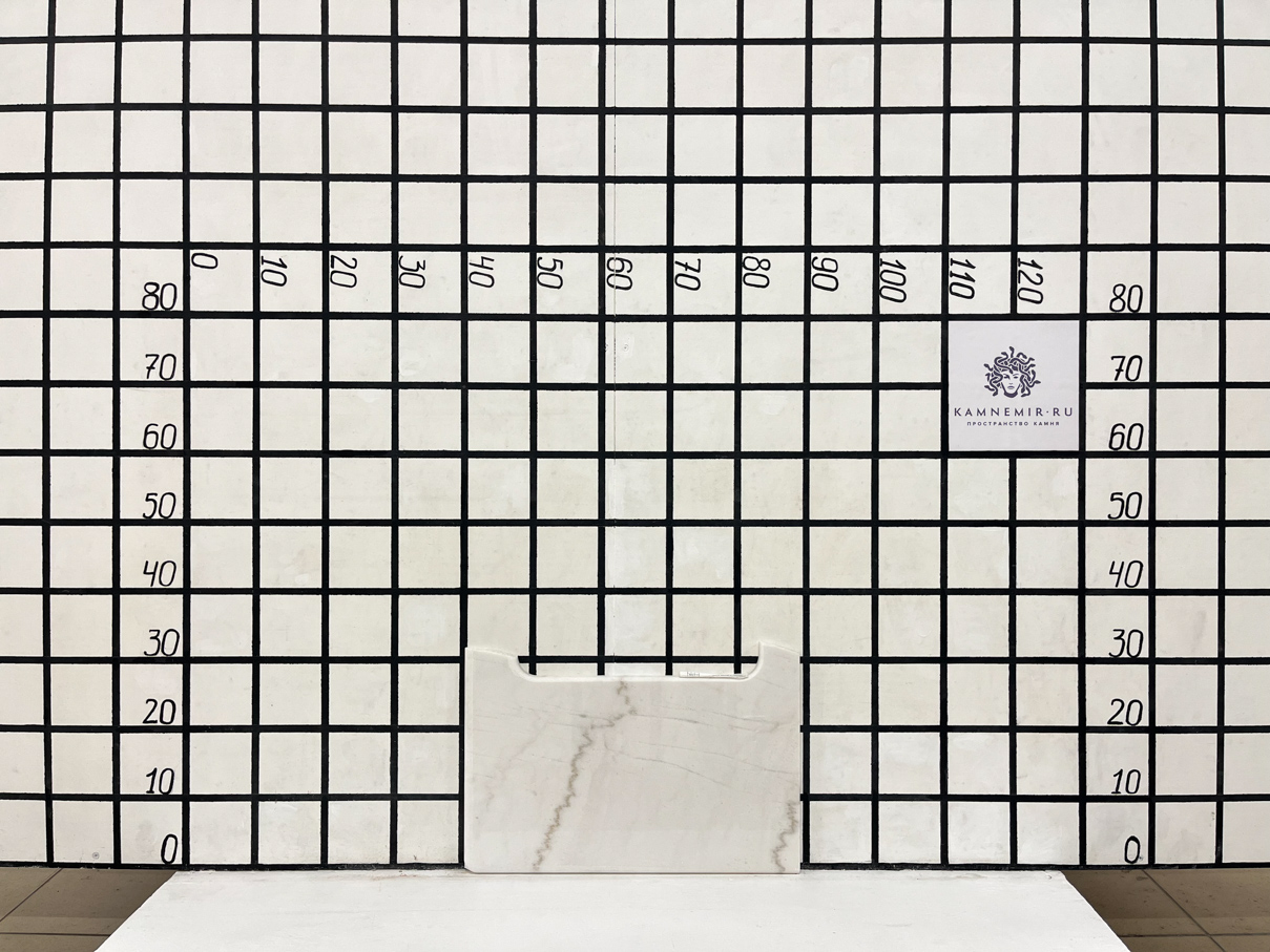 Изображение Заготовка  (450х250х18 мм)/Мрамор Guangxi White/Белый/Полировка