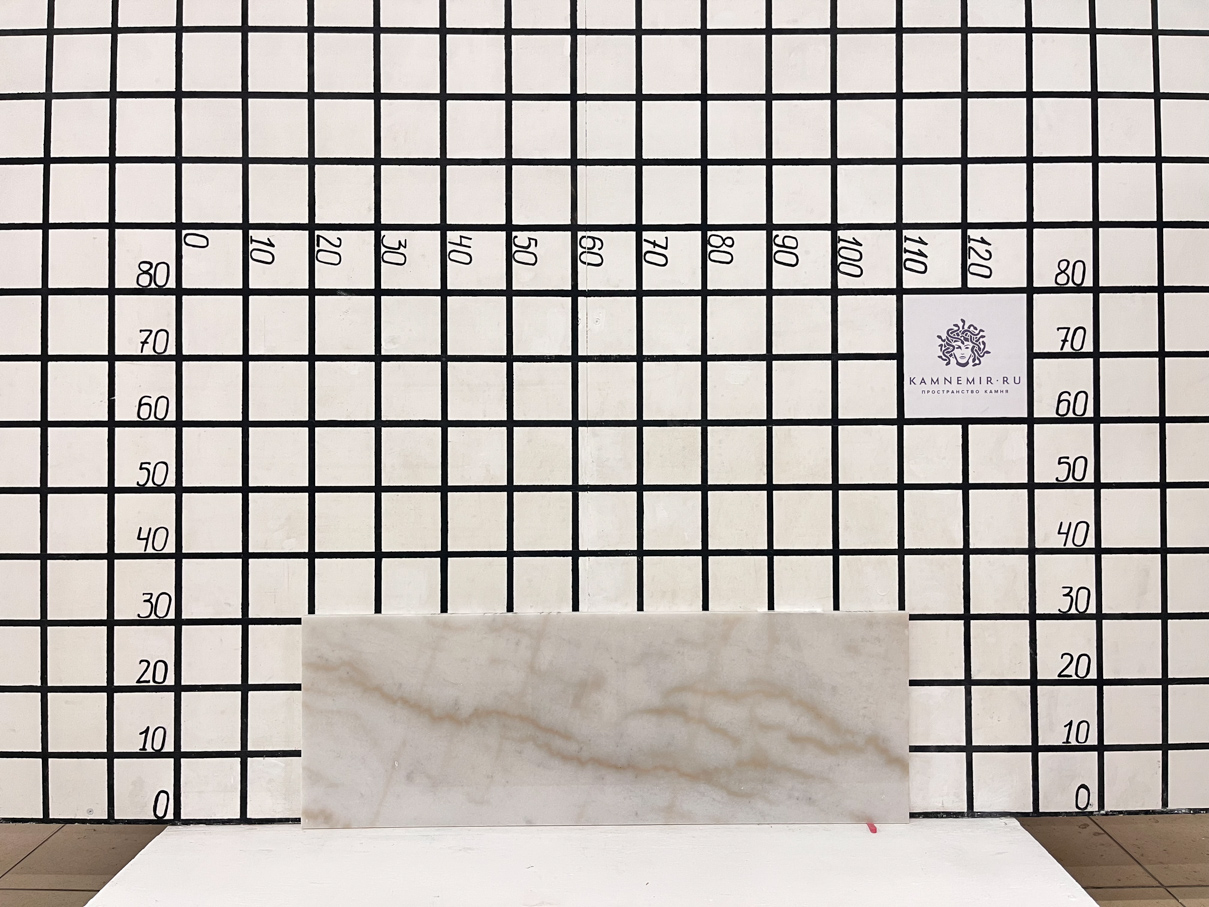 Изображение Заготовка  (850х300х18 мм)/Мрамор Guangxi White/Белый/Полировка