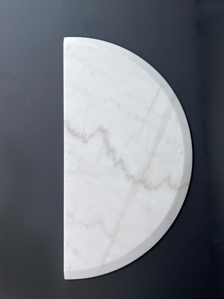 Столешница 13.2 (620х330х18 мм)/Мрамор Guangxi White/Белый/Полировка - изображение 4