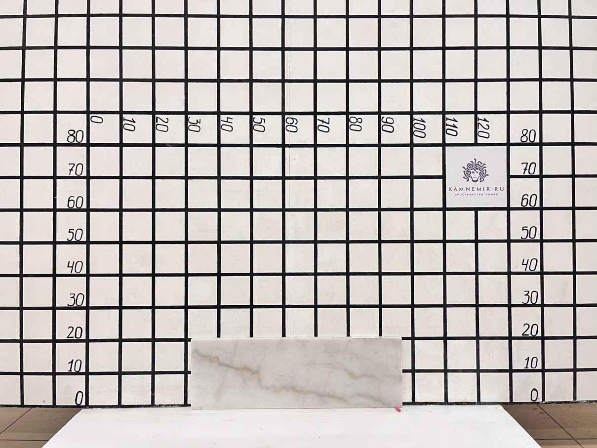 Изображение Заготовка  (600х190х18 мм)/Мрамор Guangxi White/Белый/Полировка
