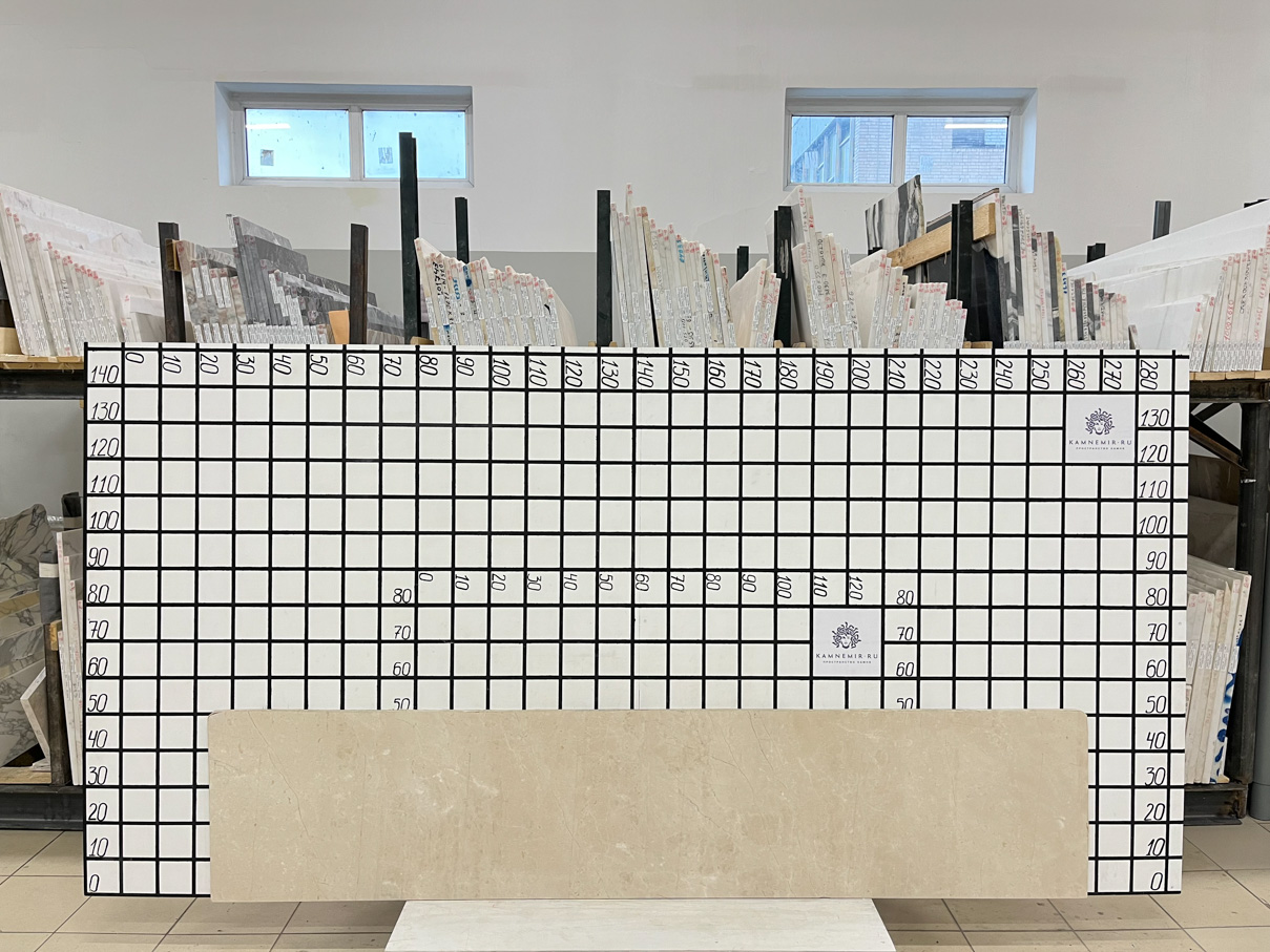 Изображение Заготовка F4603 (2400х500х20 мм)/Мрамор Crema Delicato/Бежевый/Полировка