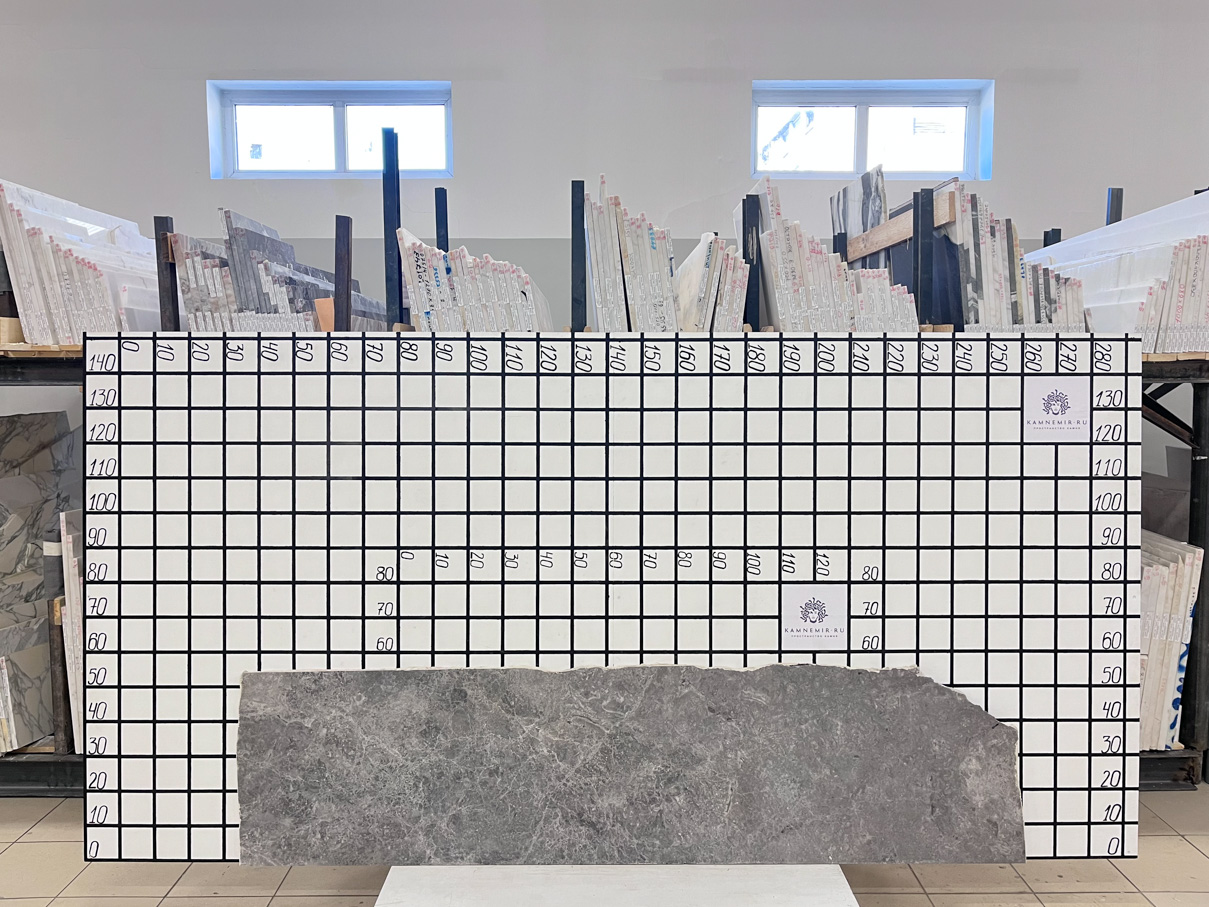 Изображение Заготовка F5358 (1920х520х20 мм)/Мрамор Tundra Grey/Серый/Полировка