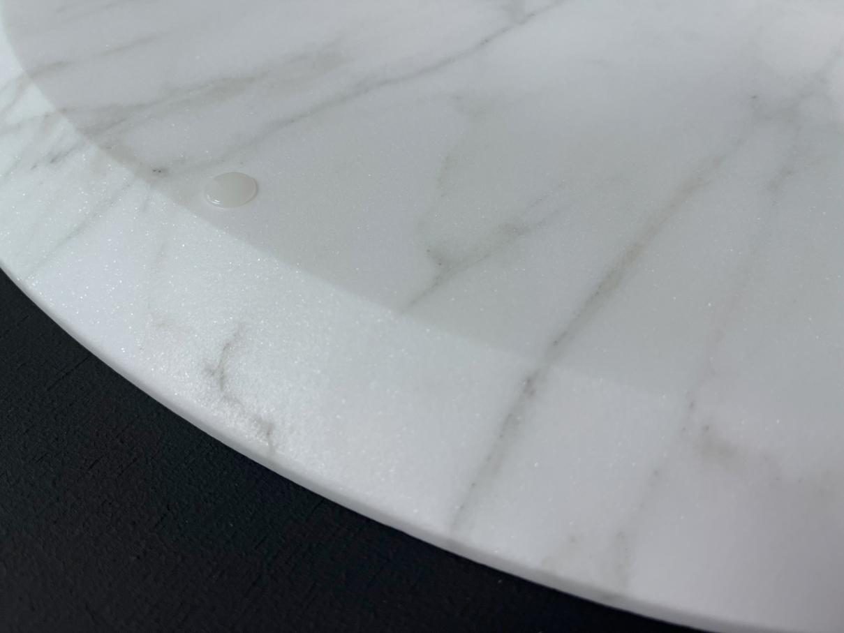 Столешница 5.4 (405х270х20 мм)/Мрамор Calacatta/Белый/Антик - изображение 4