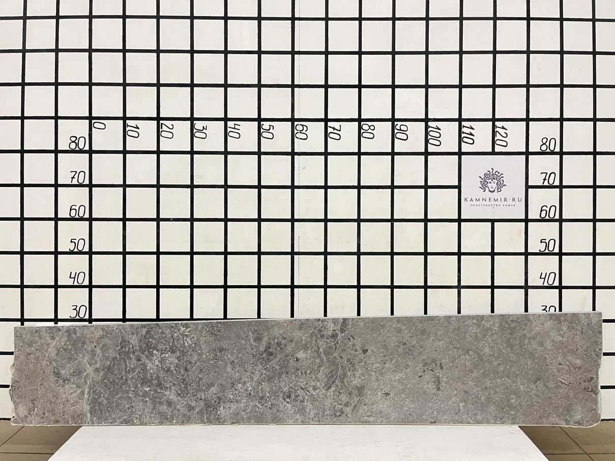 Изображение Заготовка  (1700х260х20 мм)/Мрамор Tundra Grey/Серый/Полировка