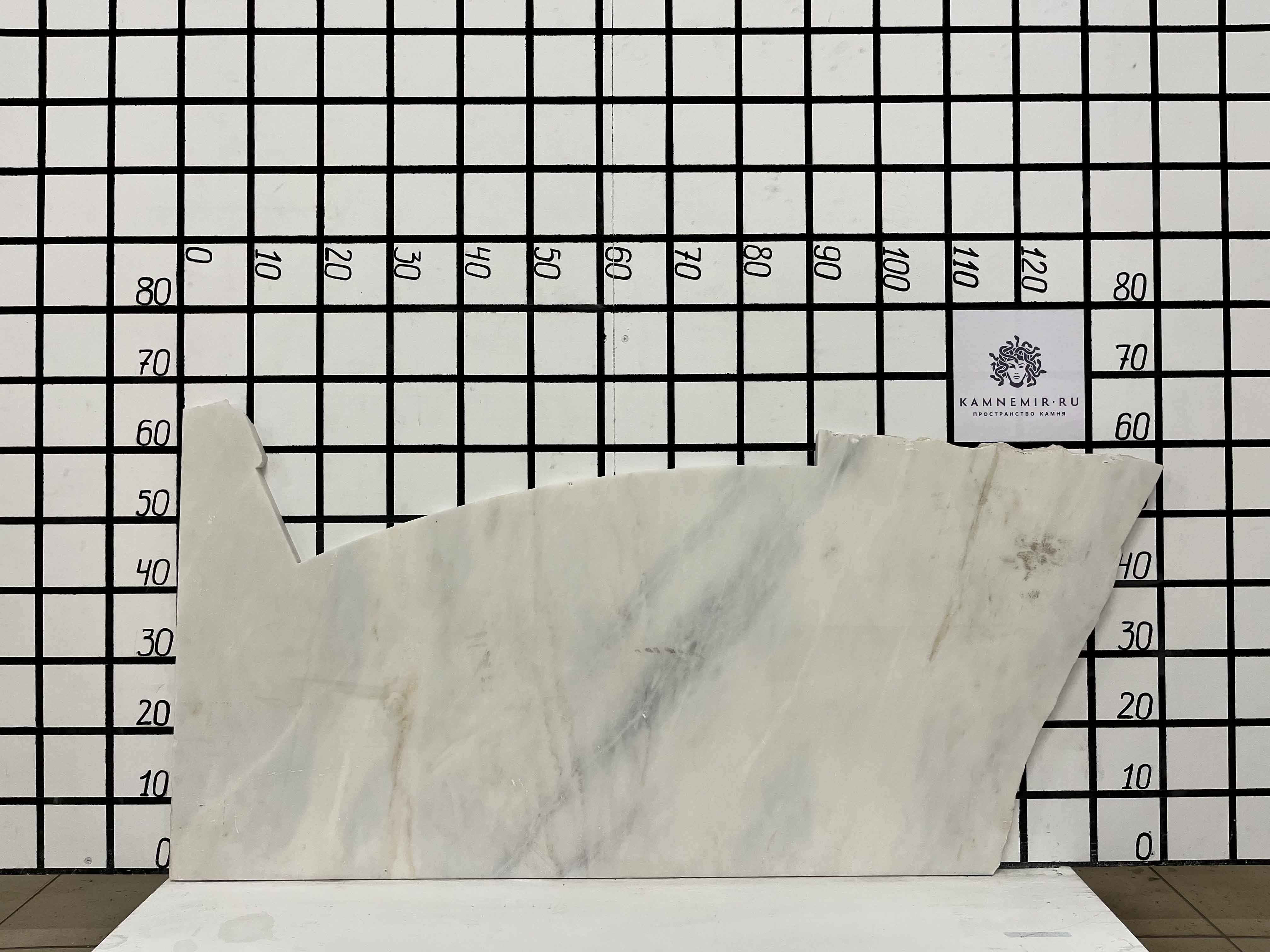 Изображение Заготовка F2535 (1100х420х20 мм)/Мрамор Bianco Lasa Vena Oro/Белый/Антик