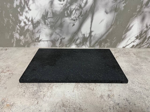 Изображение СПK Подставка "Поднос" (300х200х10 мм)/Гранит Габбро/Черный/Антик