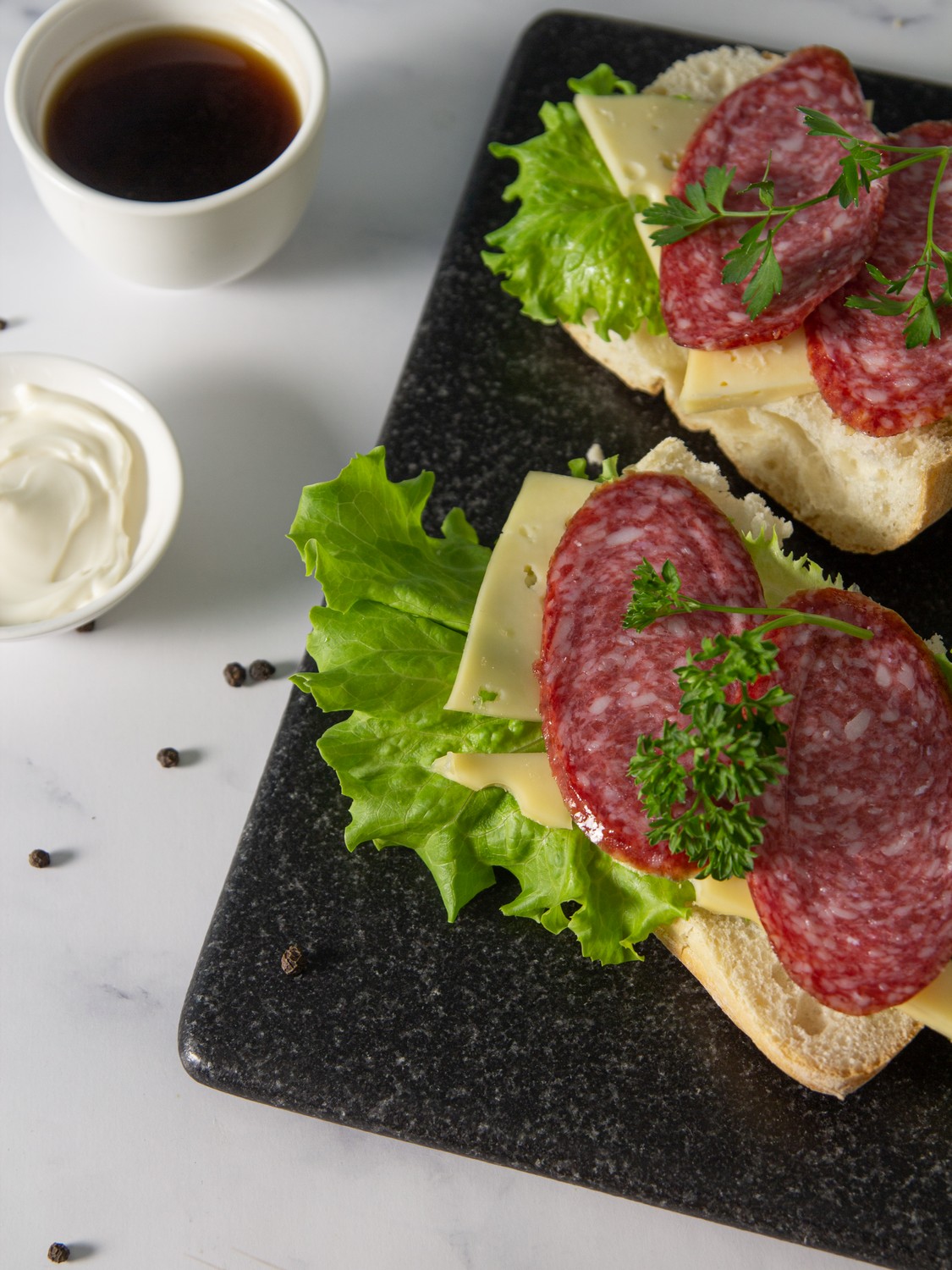 СПK Подставка "Поднос" скругленный (300х200х10 мм)/Гранит Габбро/Черный/Антик - изображение 5