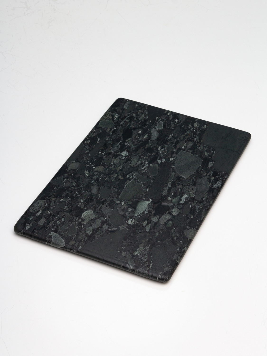 СПK Подставка "Поднос" скругленный (300х200х10 мм)/Конгломерат Onego Green/Зеленый/Антик - изображение 8