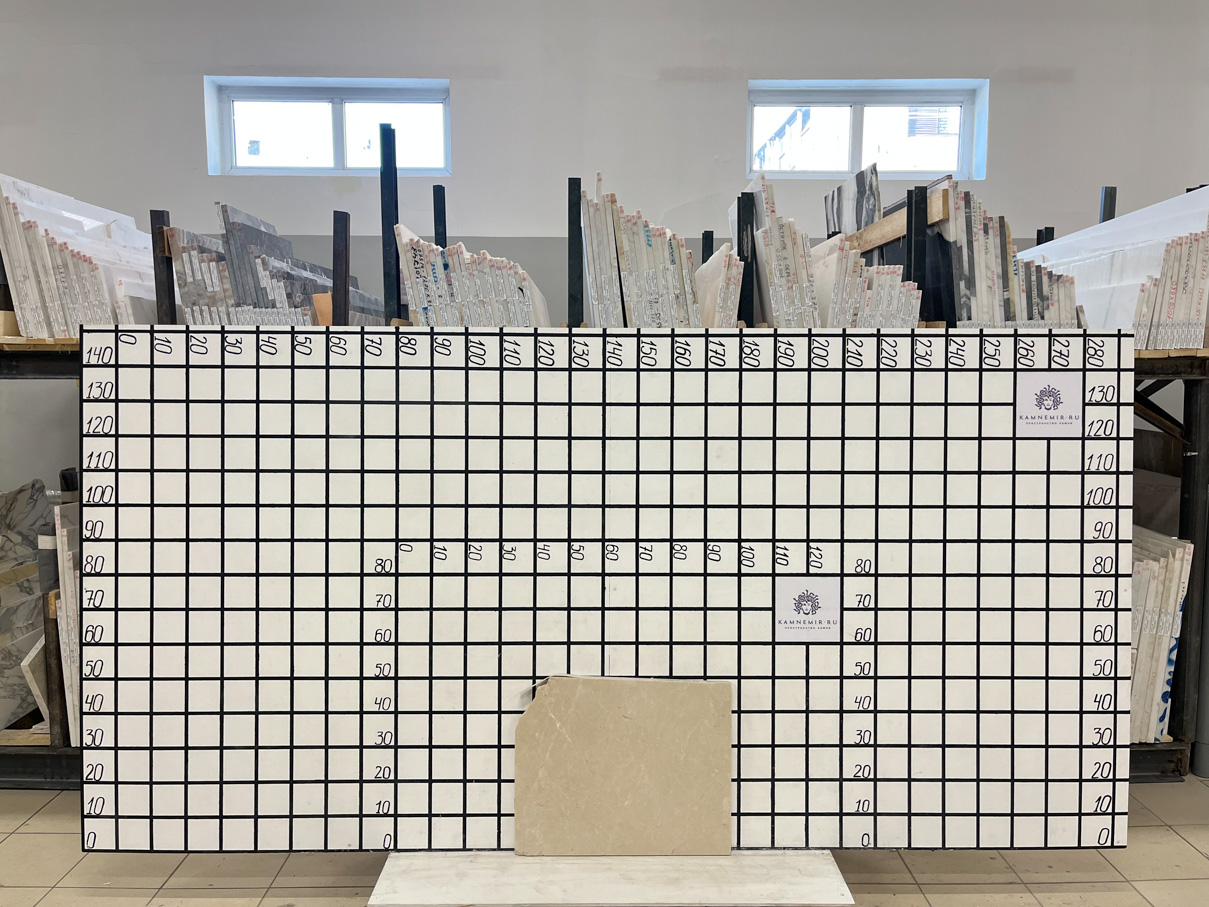 Изображение Заготовка F4614 (500х480х30 мм)/Мрамор Burdur Beige/Бежевый/Полировка