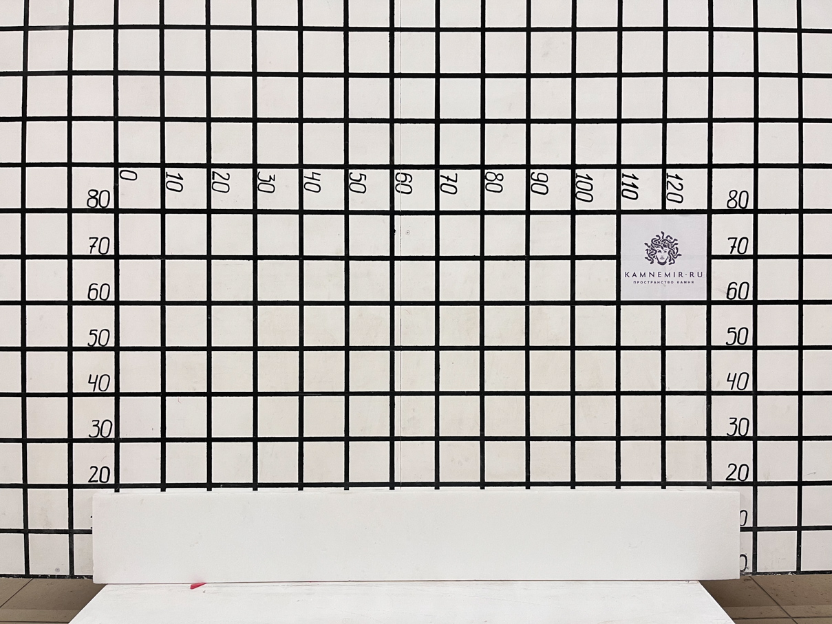 Изображение Заготовка F4844 (1390х190х18 мм)/Мрамор Thassos/Белый/Антик