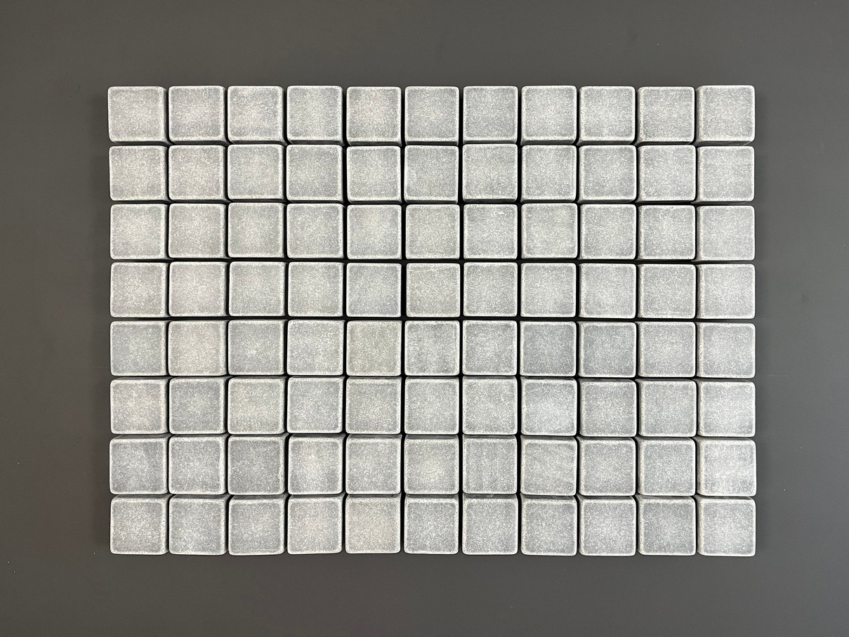 Брусчатка F2926 (80х80х50 мм)/Гранит Габбро/Черный/Пиленый + Галтованный - изображение 4