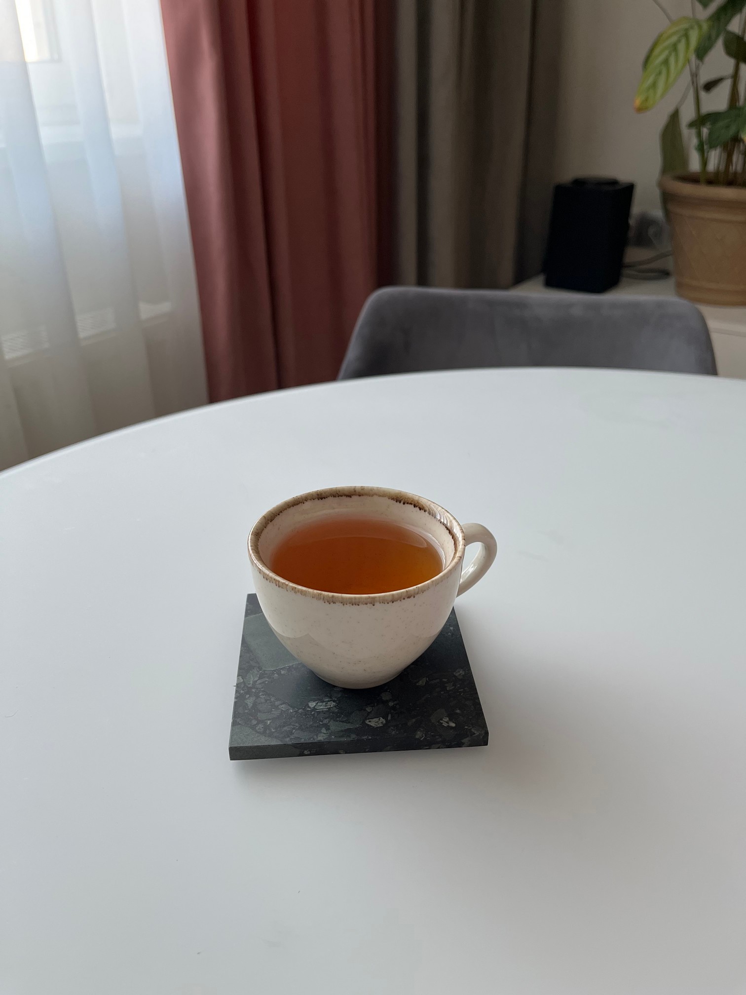 СПK Подставка квадратная (105х105х8 мм)/Конгломерат Onego Green/Зеленый/Лощение - изображение 4