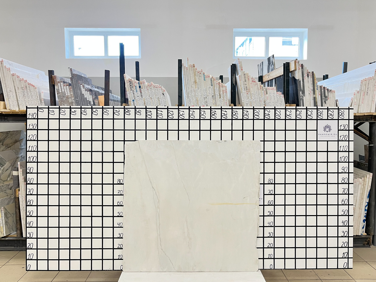 Изображение Заготовка F3526 (1180х1160х20 мм)/Мрамор Bianco Lasa Vena Oro/Белый/Пиленый