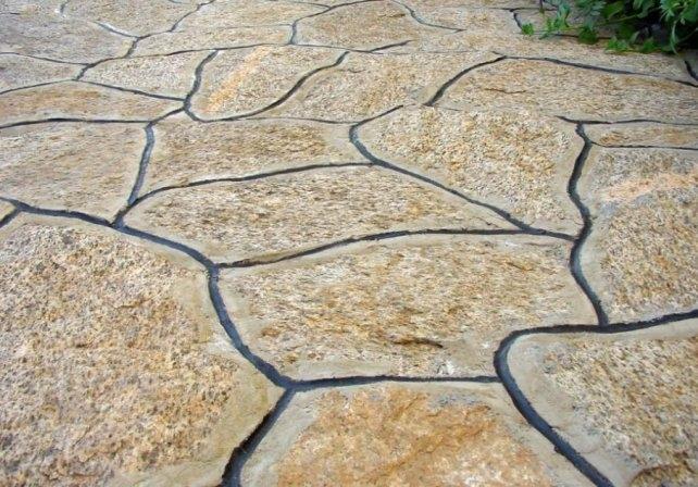 Плитняк в ландшафте