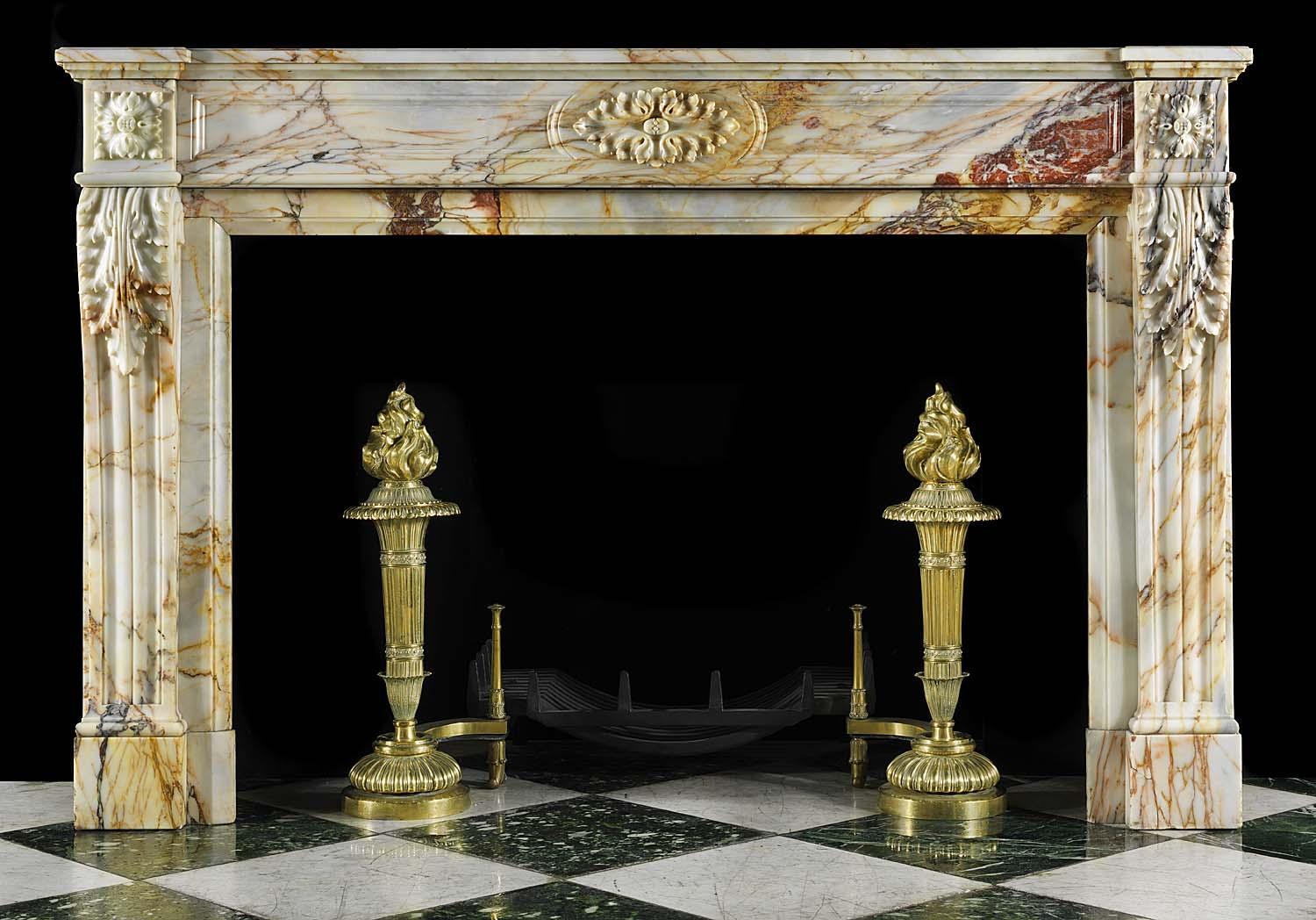 Камины из мрамора