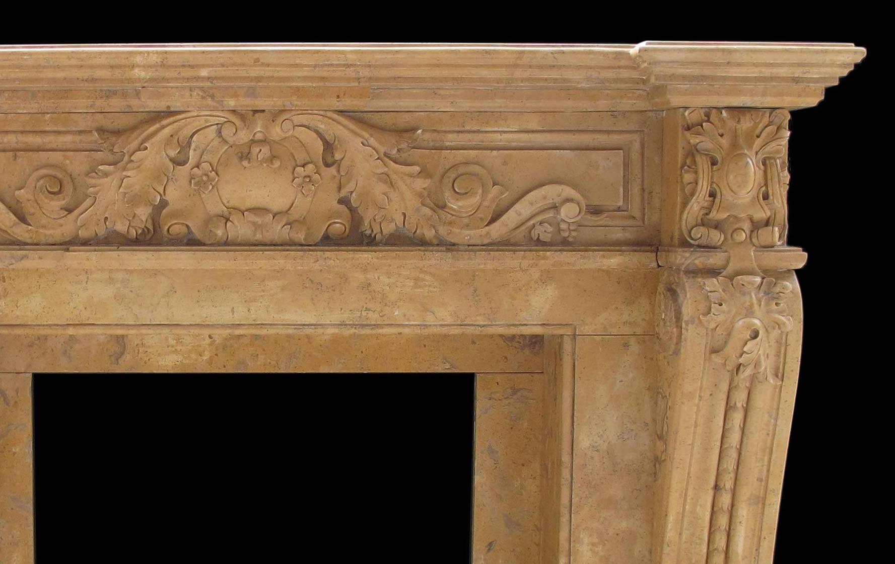 Камины из мрамора