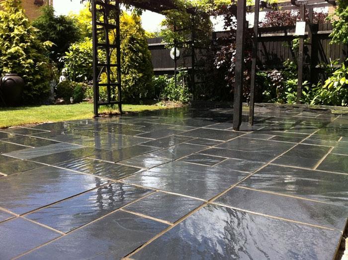 Сланец в ландшафте