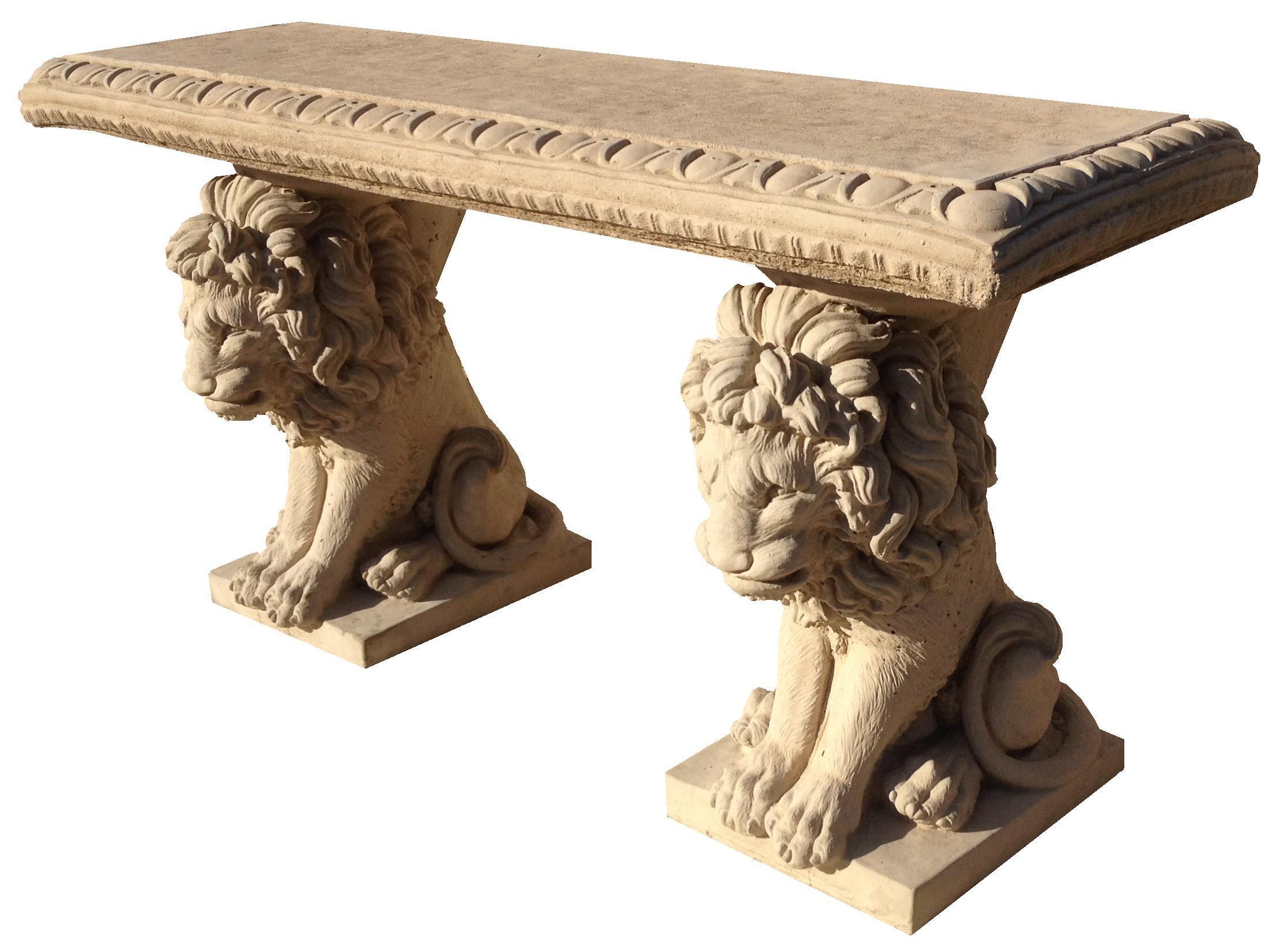 Скамейки из камня