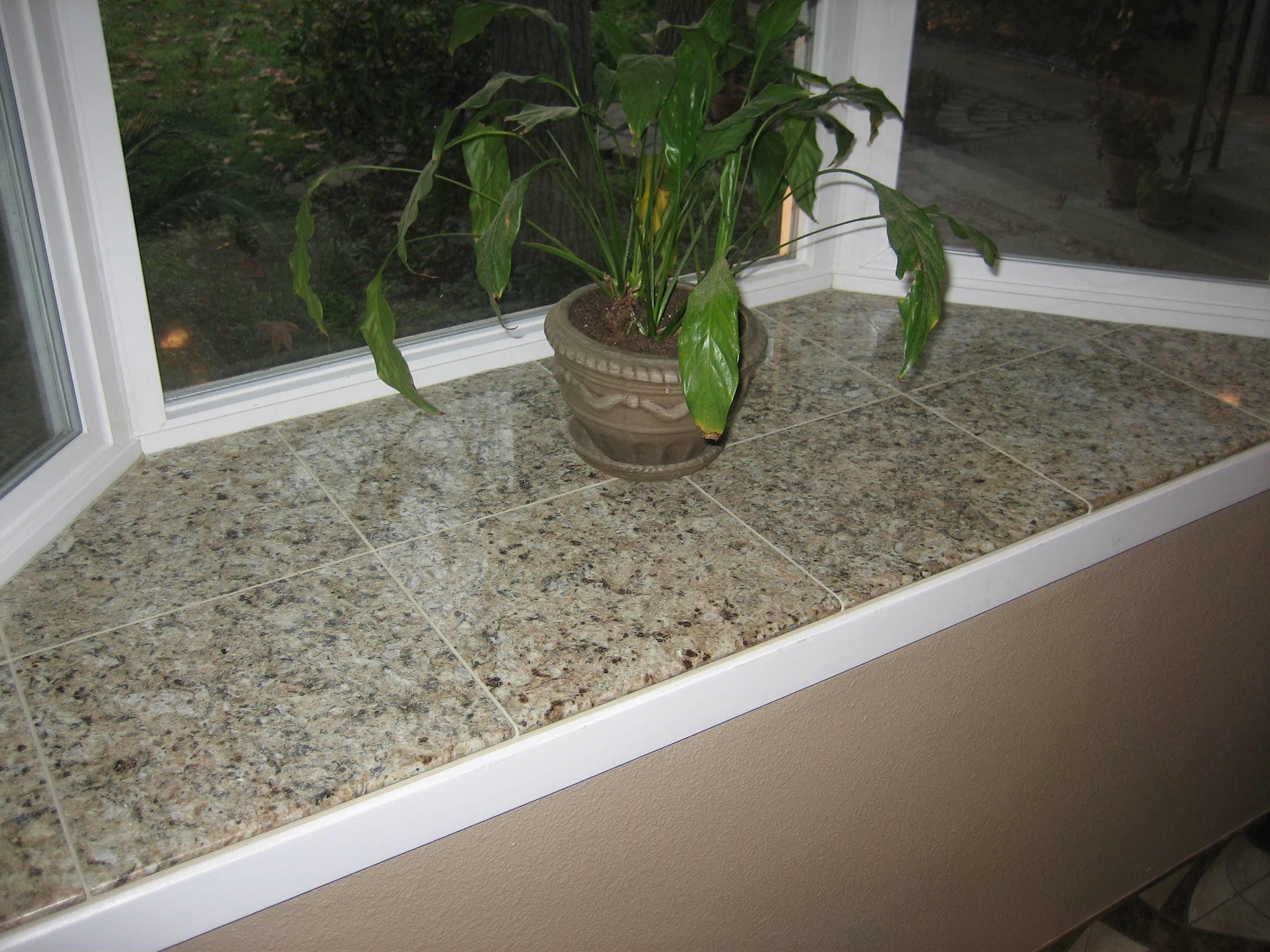 Подоконники из гранита и мрамора