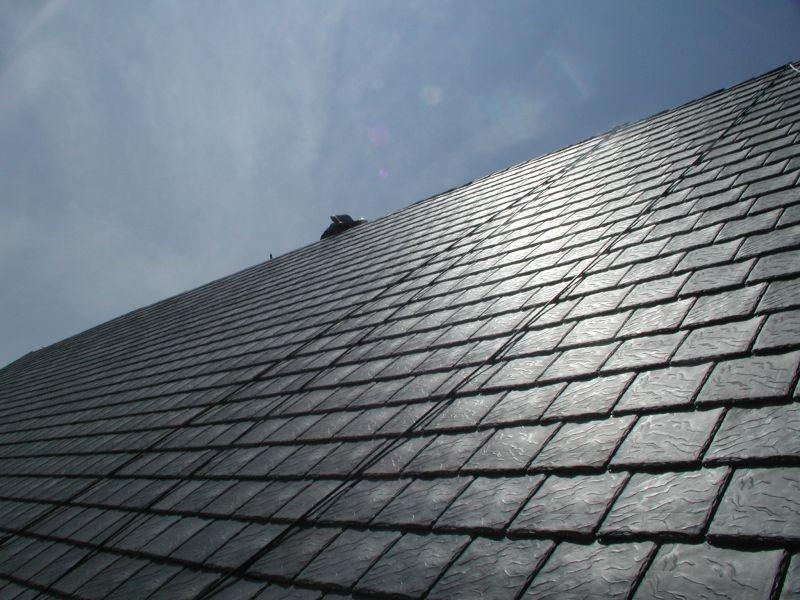 Кровля из черного сланца