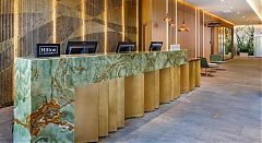 Ресепшн из мраморного оникса Pakistan Green