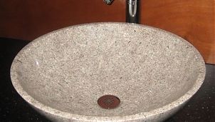 Раковина из гранита Almond Mauve