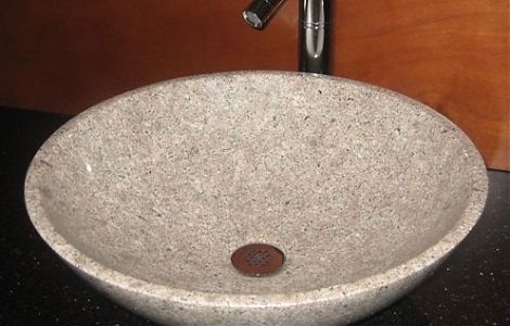 Раковина из гранита Almond Mauve