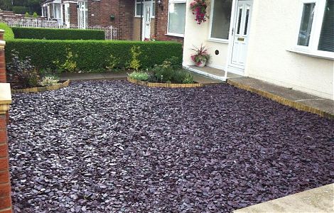 Purple Slate для украшения ландшафта