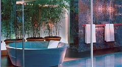 Ванна из кварцита Azul Macauba