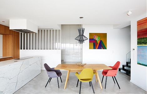 Остров из итальянского мрамора Calacatta Vagli изображение 1