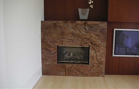 Камин из мрамора Bidasar Brown изображение 1