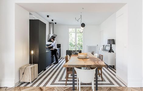 Отделка кухонной рабочей зоны гранитом Black Cosmic изображение 2