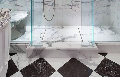 Отделка ванной лучшим итальянским мрамором изображение 2