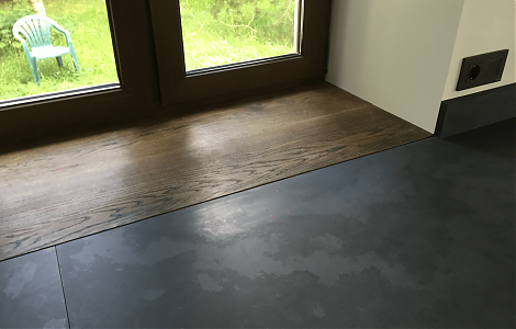 Столешница в кухню из черного сланца Black Slate изображение 2