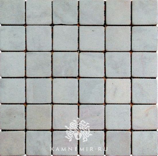 Мозаика из светло-серого мрамора - изображение 1